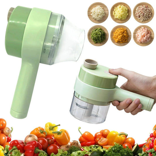 Electric Handheld Vegetable Cutter Slicer Multifunctional Food Chopper Compact Durable And Easy To Use Kitchen Tool