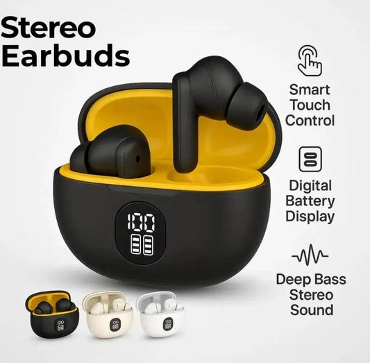 Pro 3rd Gen TWS Bluetooth Earbuds with Digital Battery Display