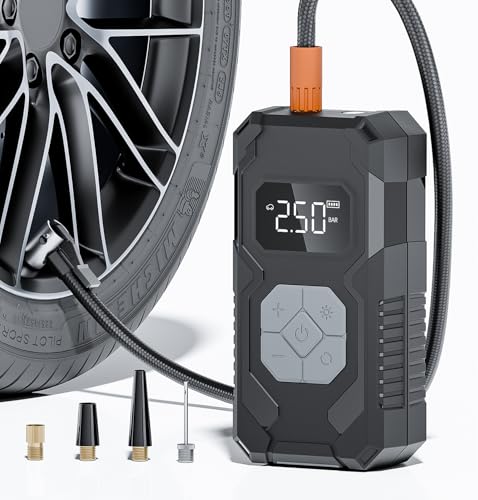 Portable Car Air Pump 260PSI DC 12V Electric Compressor Powerful Tyre Inflator For Car Truck SUV Motorcycle