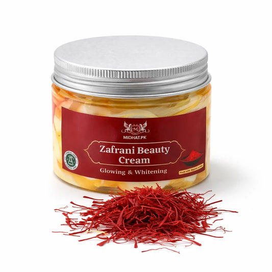 Korean Zaffarani Whitening Cream – Brightening & Skin-Tone Correcting Moisturizer with Saffron Extract for Glowing, Even, Radiant Skin | Daily Face & Body Cream 500gram