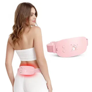 Digital Period Pain Relief Pad – Heating & Vibrating Belt for Menstrual Cramps