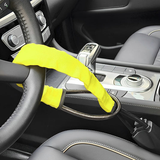 Car Steering Lock with Seat Belt Buckles Anti Theft Protection Device with three keys